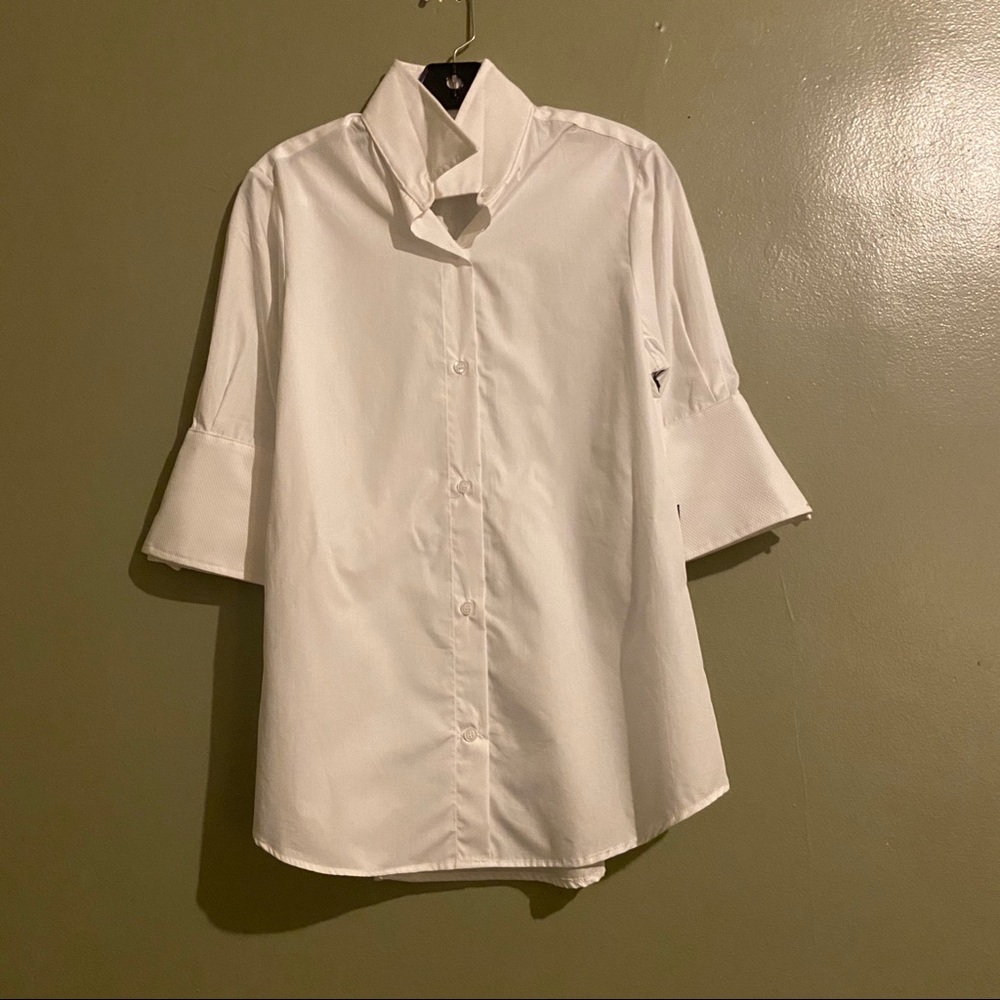 Kal Rieman Short Sleeve Double Collar Shirt
